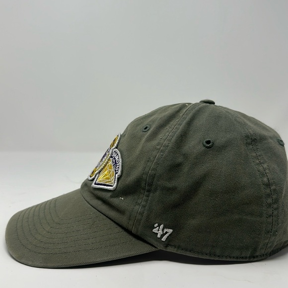 Diamond Supply Co x '47 x NBA Los Angeles Lakers Baseball Hat Strap Dad Hat - Picture 3 of 9